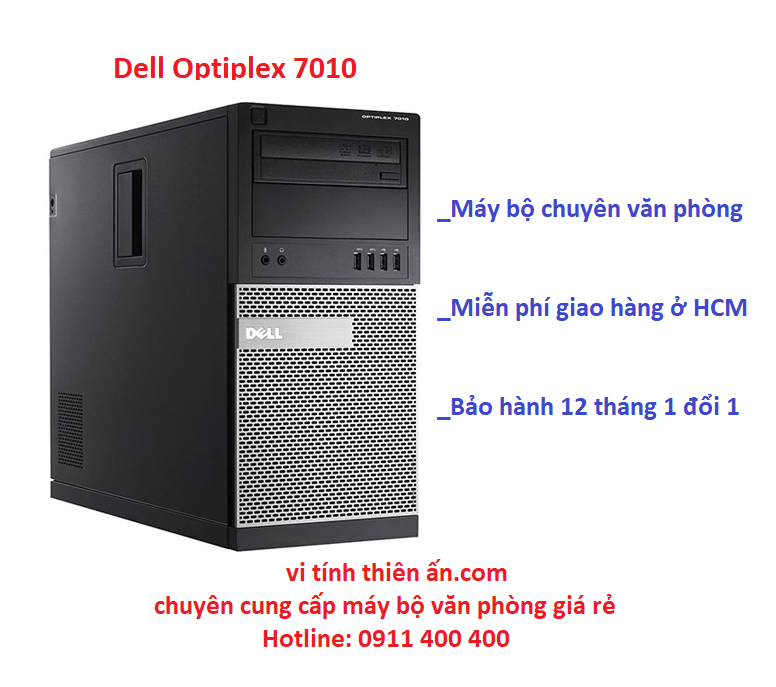 Máy văn phòng Dell 7010 MT cấu hình i3 giá rẻ